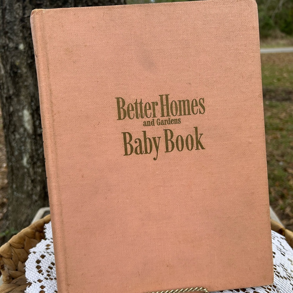 Better Homes and Gardens Baby Book - Soft Peach Cover